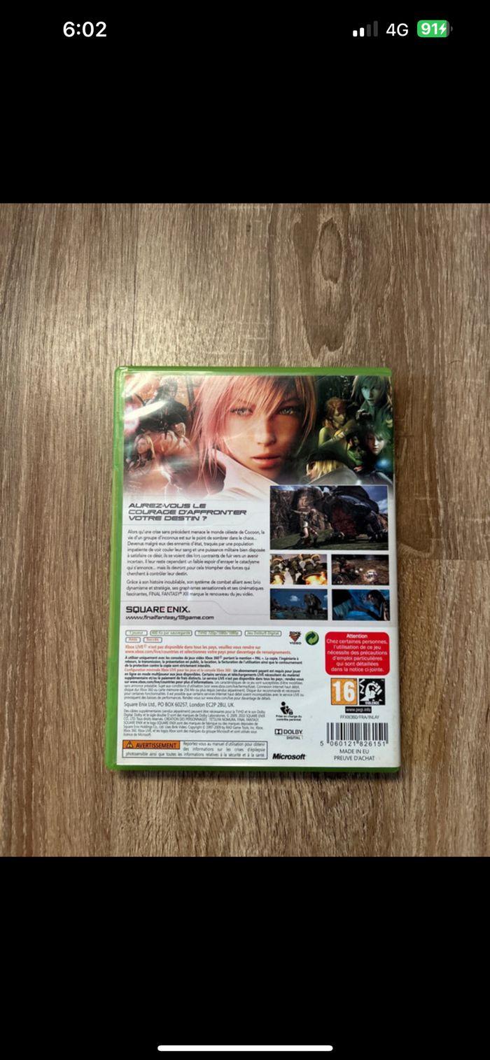 Jeu XBOX 360, Final Fantasy XIII, très bon état, complet - photo numéro 2