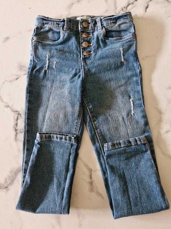 Lot X3 jeans pour fille taille 6 ans - photo numéro 5