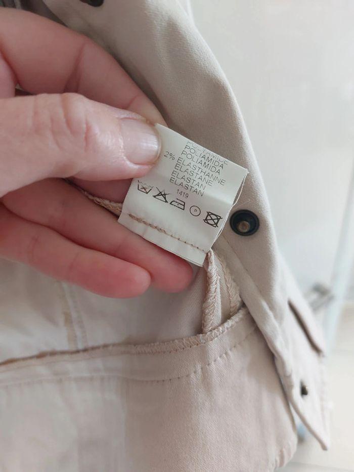 Veste caroll beige demi saison - photo numéro 9