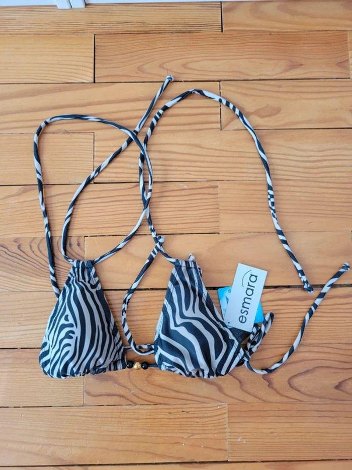 Haut de maillot de bain 2 pieces femme soutien gorge Esmara 38 Neuf - photo numéro 5