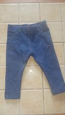 Jegging fille bleue