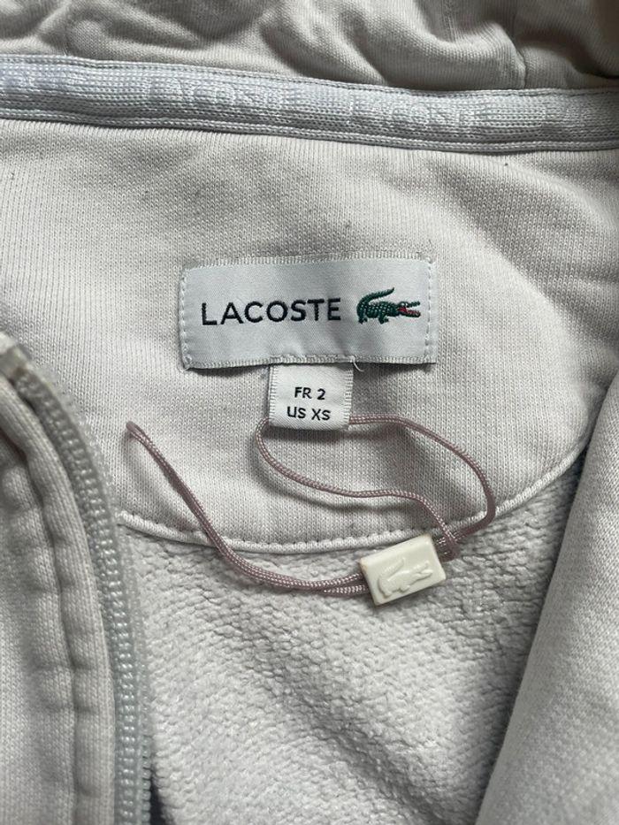 Gilet Lacoste Blanc - photo numéro 9