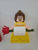 Dévidoir papier toilette style lego belle disney princesse ou déco murale