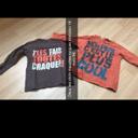 Deux tee shirt manches longues