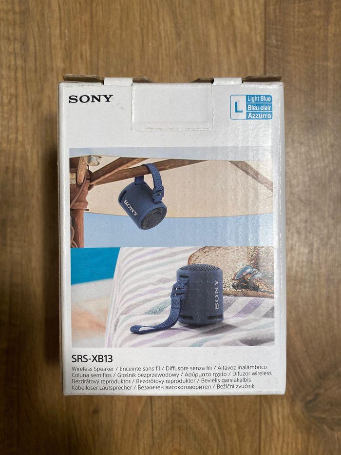 Enceinte Sony portable sans fil extra bass XB13 bleu claire - neuve - photo numéro 3