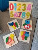 Lot puzzles en bois