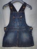 Robe salopette en jean