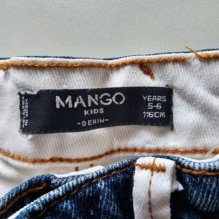 Jeans Mango kids 5/6 ans denim blanc - photo numéro 2