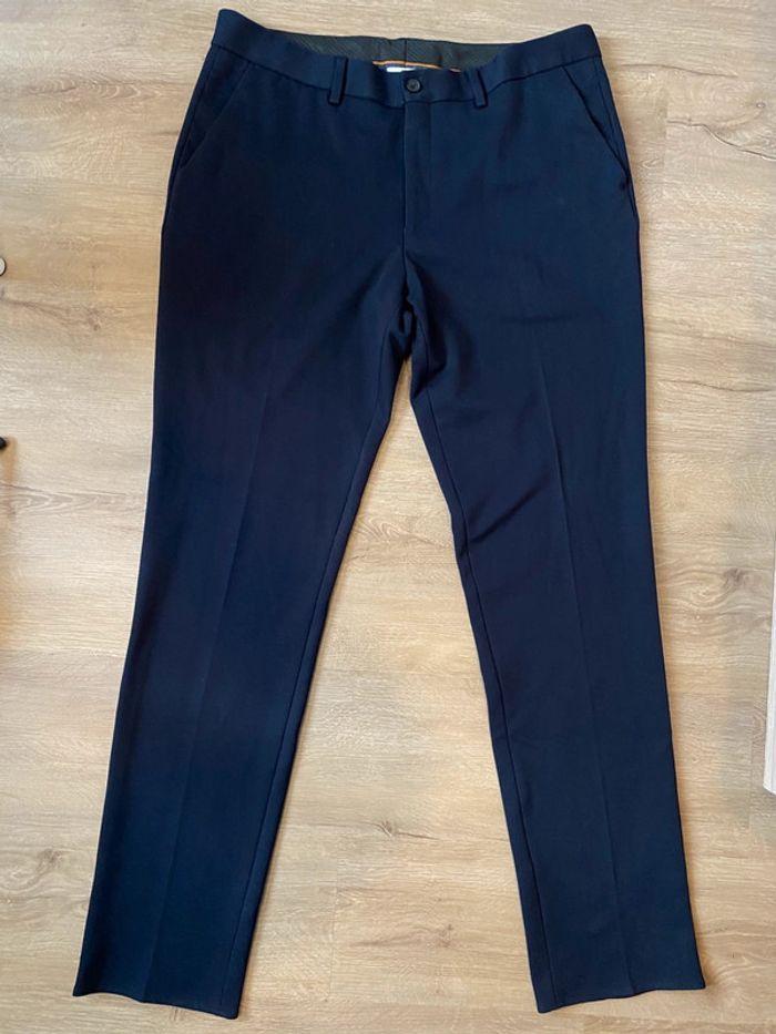 Pantalon de costume bleu marine Jules taille 44 - photo numéro 2