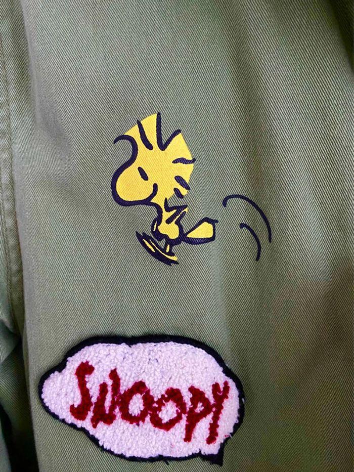 Veste zippée kaki SNOOPY Peanuts ZARA 11/12 ans - photo numéro 8