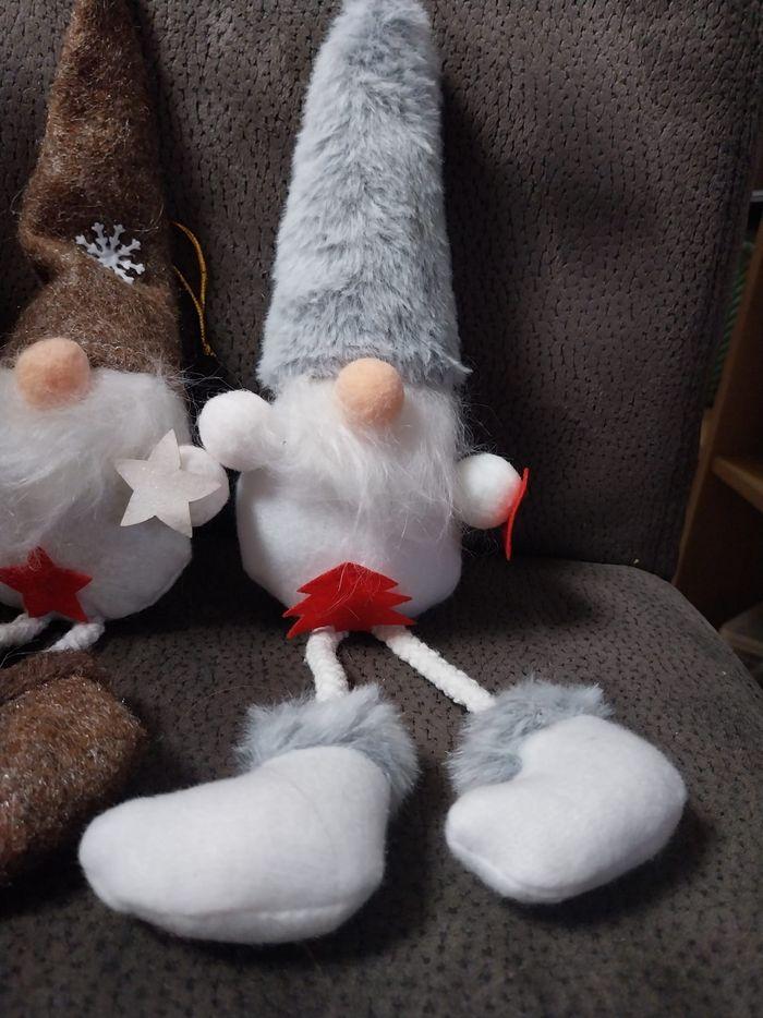 Lot de 2 petits gnomes de Noël neufs - photo numéro 6