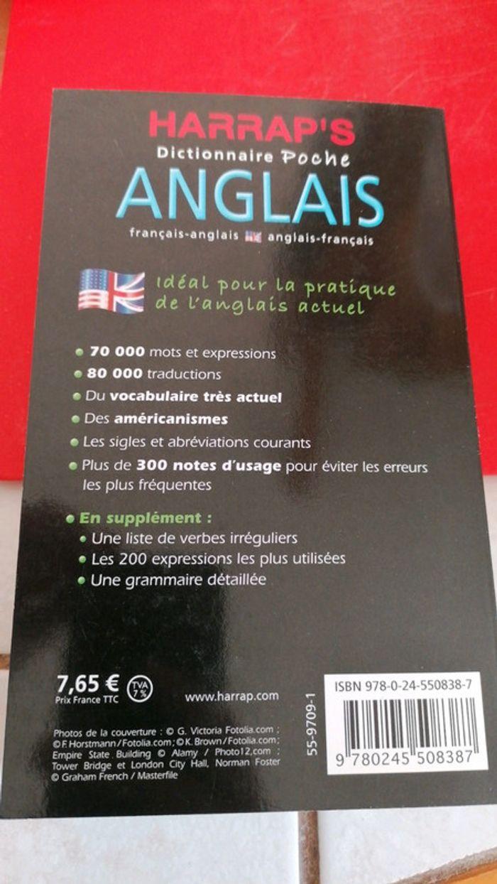 Dictionnaire anglais - photo numéro 2