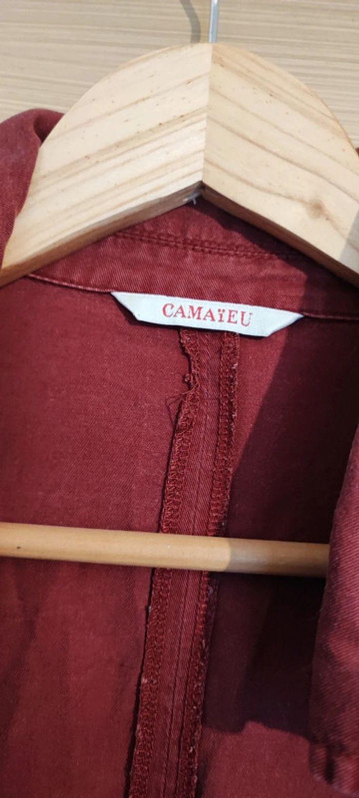 Veste camaieu couleur brique taille 44 - photo numéro 2