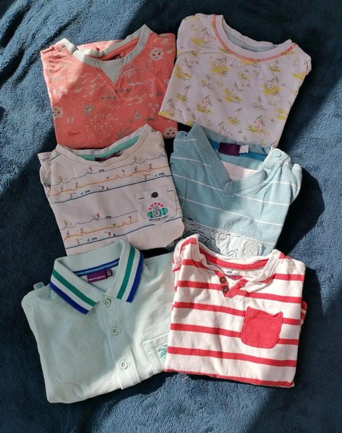 Lot de 6 polos t-shirt Sergent major 3 ans - photo numéro 1