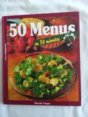 Livres 50 menus en 30 minutes