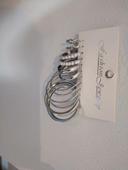 2 lots de 6 boucles d'oreilles 12€ l'ensemble