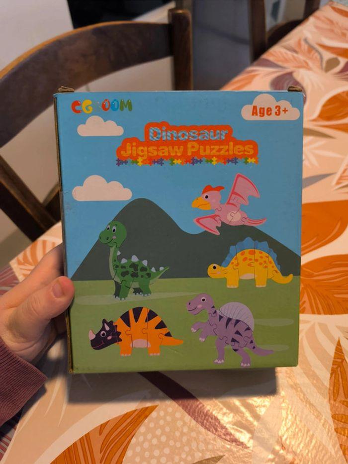 Coffret puzzles bois dinosaures - photo numéro 1