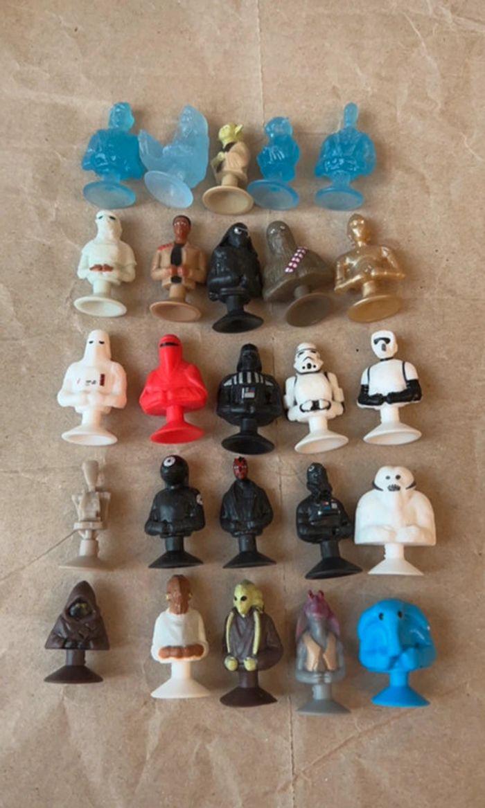 Leclerc - micropopz stikeez - collection complète - lot de 25 figurines Star Wars - photo numéro 1