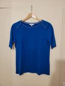 t-shirt caroll bleu taille S