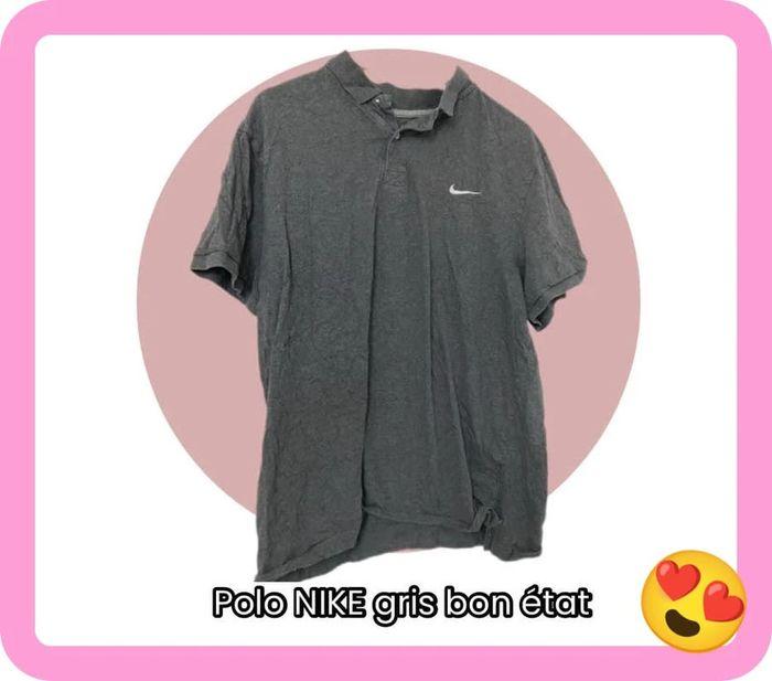 👨🏻 polo Nike gris bon état XXL 👨🏻 - photo numéro 1