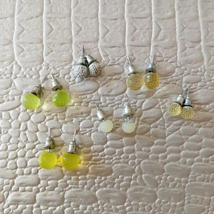 Lot de 6 paires de boucles d'oreilles - photo numéro 2