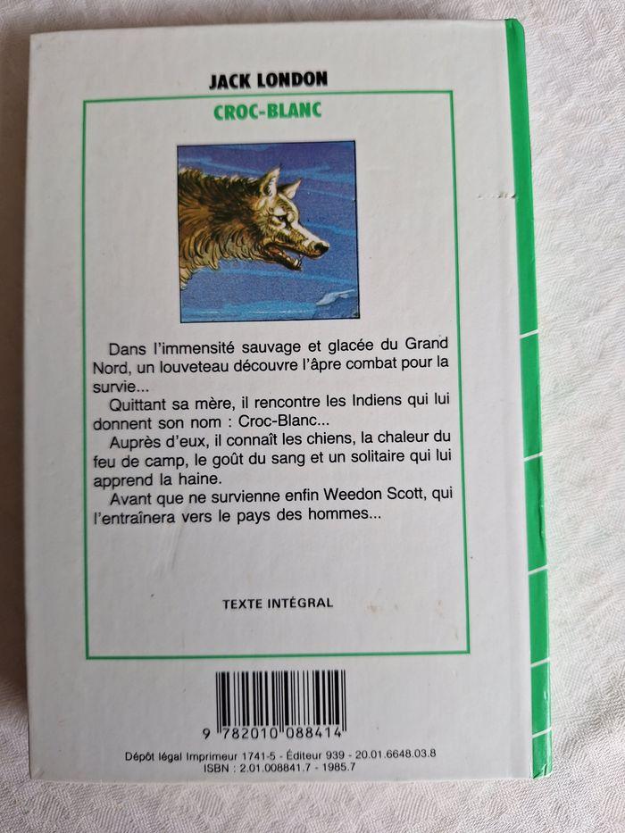 Livre "Croc-Blanc " Jack London - photo numéro 2