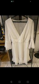 Robe blanche boheme