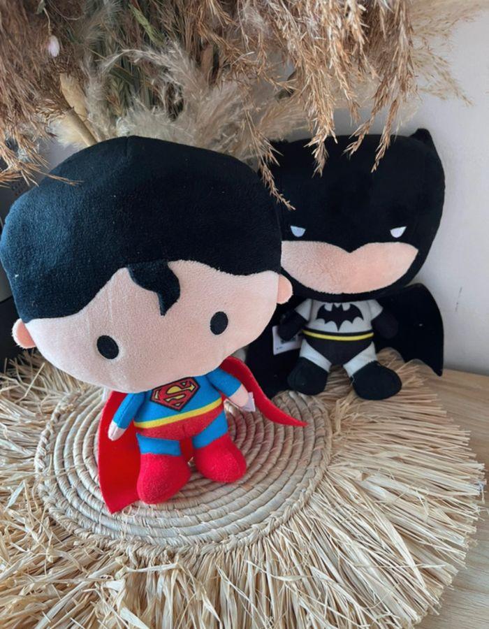 Peluches Batman et superman - photo numéro 1