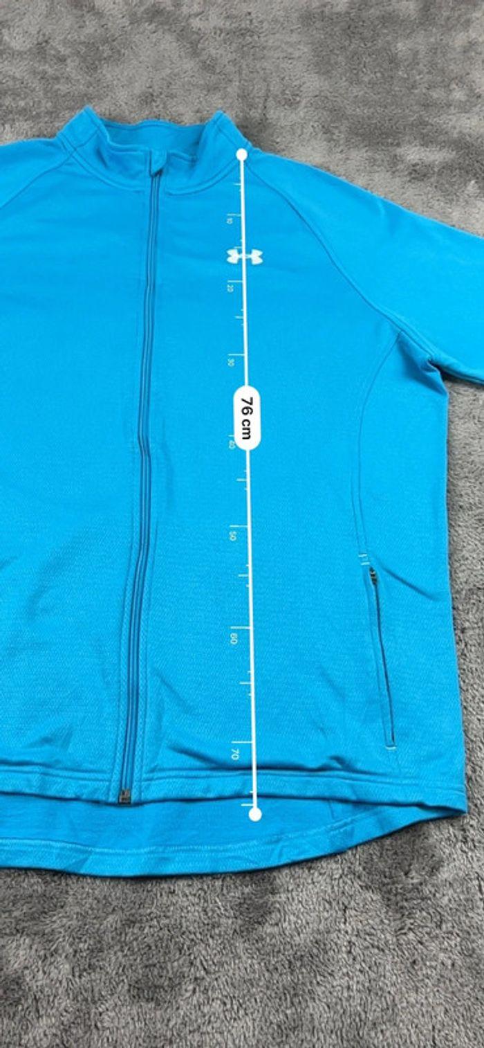 👕 Veste de Sport Under Armour Logo brodé Bleu Taille XL 👕 - photo numéro 3