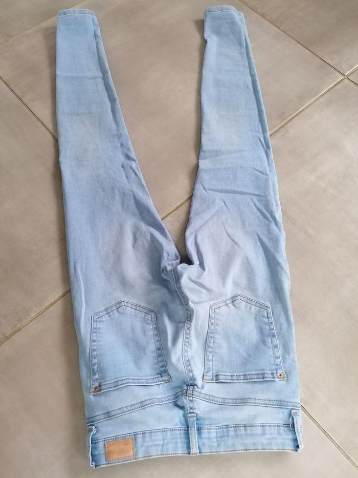 Pantalon jean denim bershka taille 36 - photo numéro 4