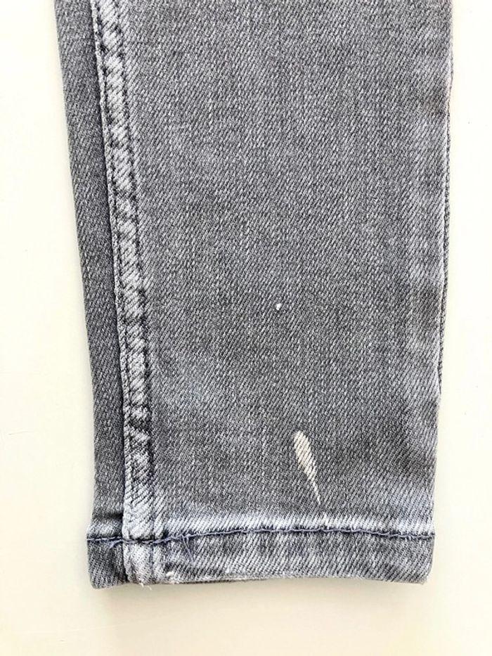 Jeans gris Bershka 34 skinny high rise - photo numéro 5