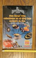 Ancienne publicité cap burger King power rangers