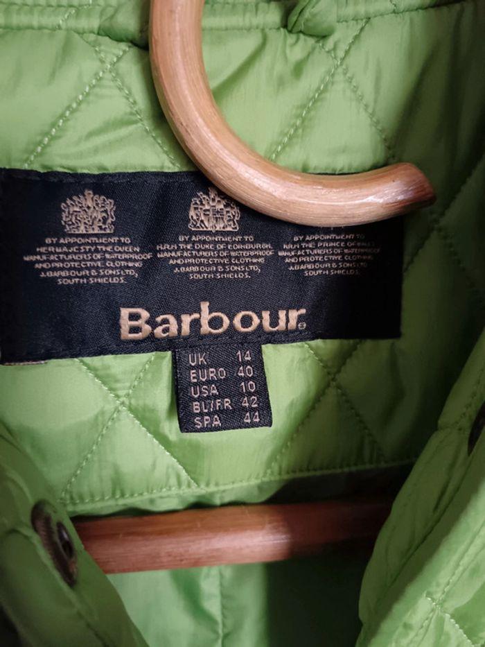 Veste matelassée vert pomme | Barbour | t. 40 - photo numéro 11