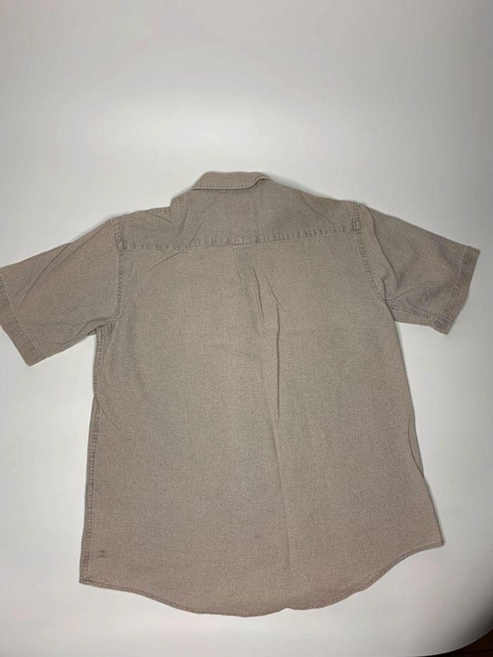 Chemise Homme Vintage Teddy Smith Taille M Beige - photo numéro 3