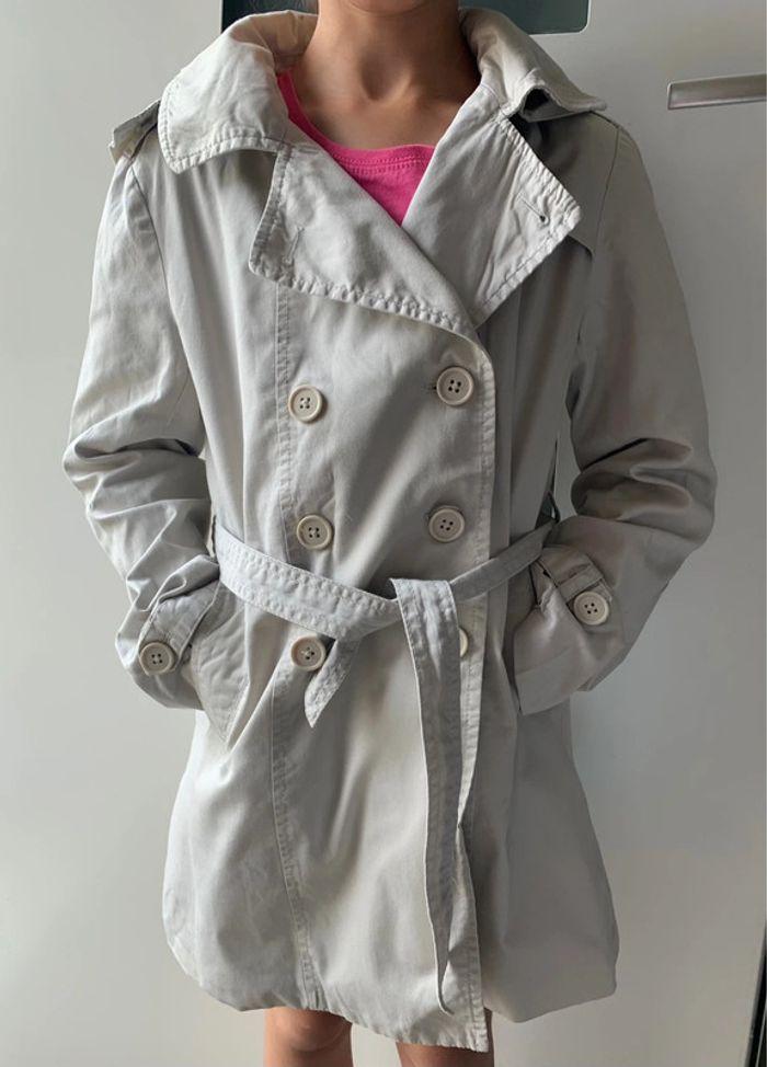 Trench-coat fille beige - photo numéro 1