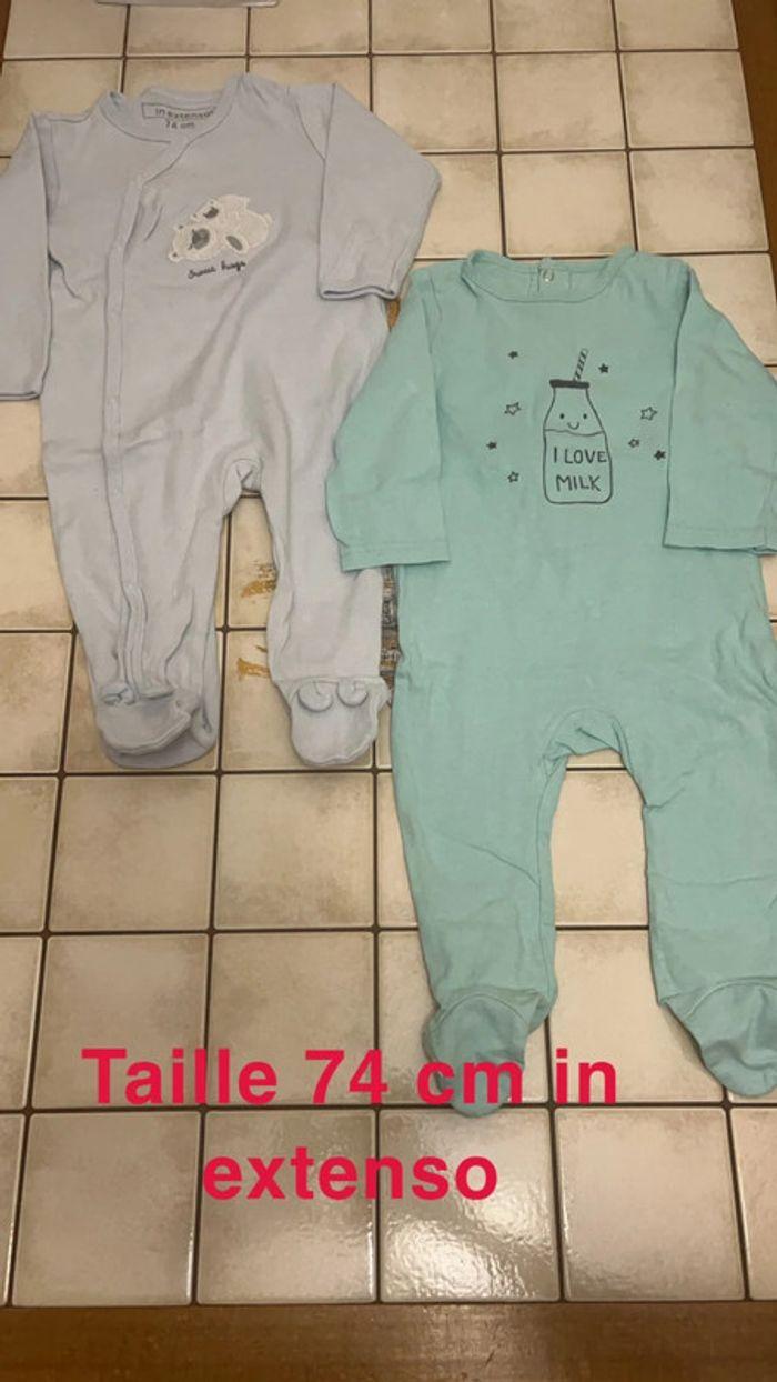 Lot de 2 pyjamas coton