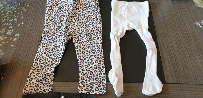 Lot 1 leggings 9/12mois et 2 leggings 12/18mois et 1 collant 12mois - photo numéro 2