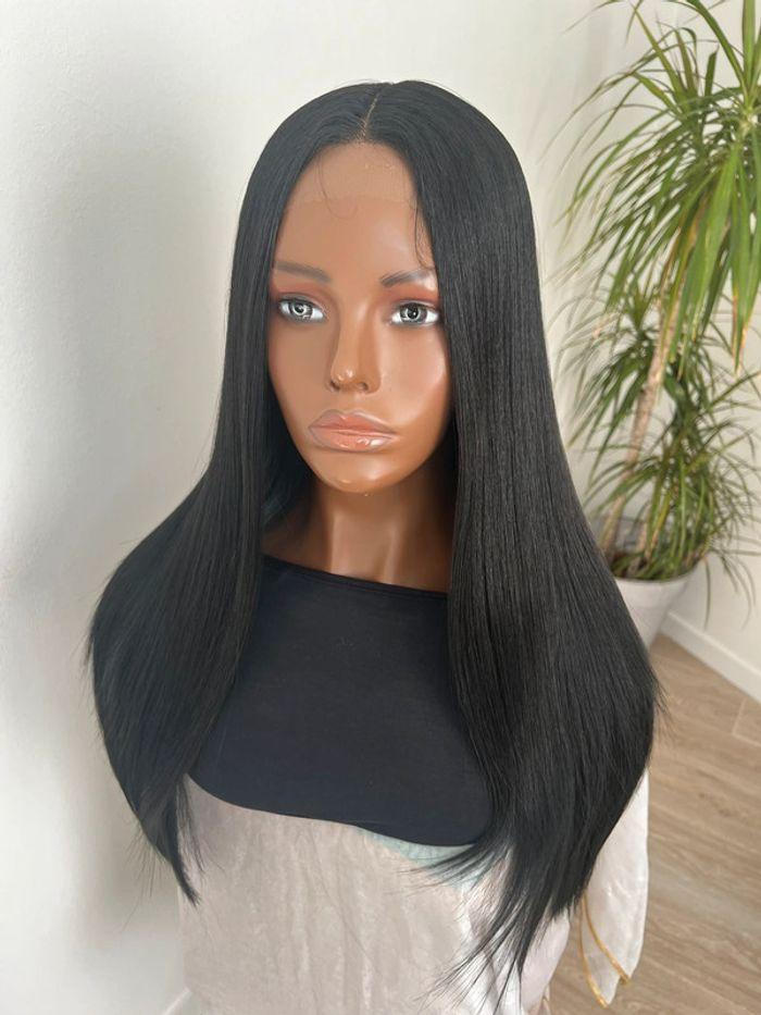 Perruque lisse noire lace frontal - photo numéro 11