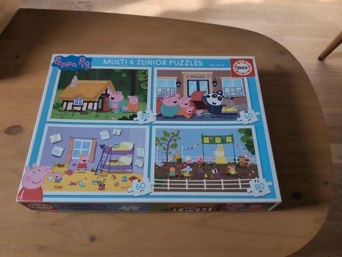 4 puzzles Peppa pig complets - photo numéro 2