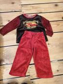 Pyjama Cars velours hiver 2 ans