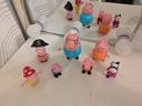 Lot de 7 figurines Peppa pig en parfait état