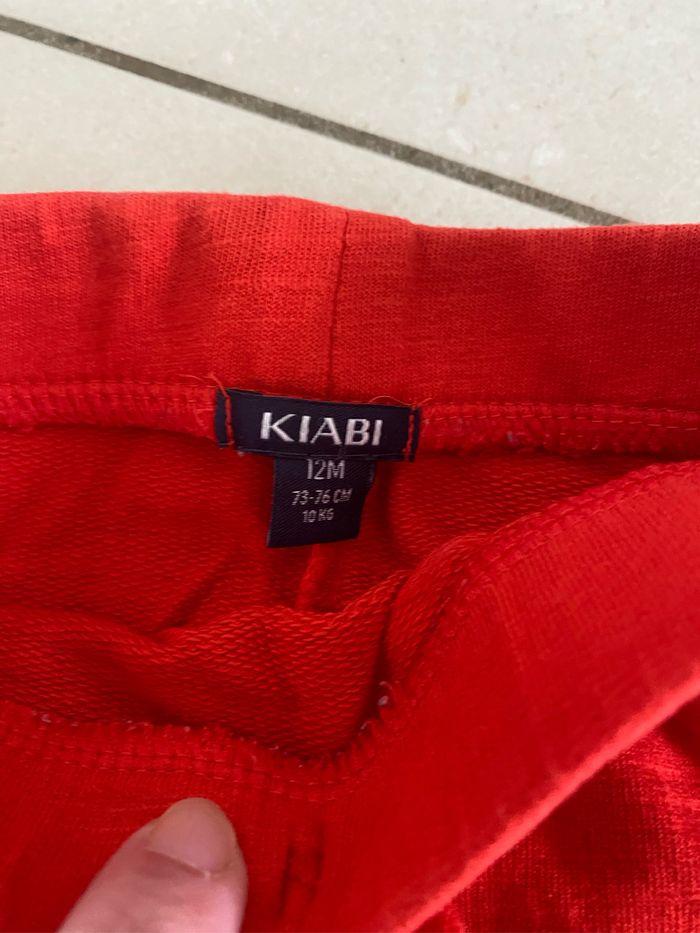 Pantalon rouge kiabi 12 mois - photo numéro 3