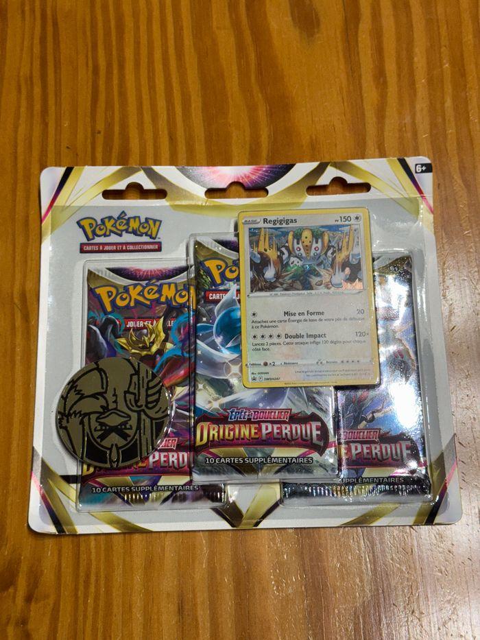 Pokémon Tripack Origine Perdue scellé - photo numéro 1