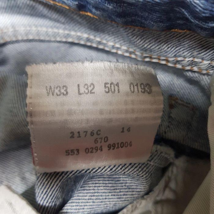 Jean Levi's 501 W33 L32 Made in USA Bleu - photo numéro 10