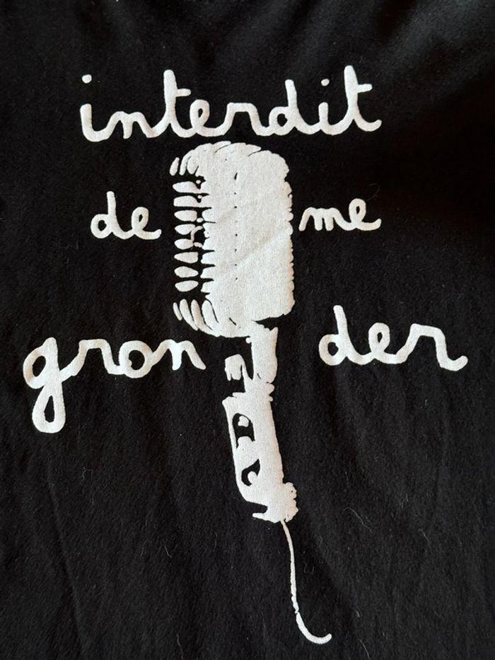 Tee shirt taille 8 ans Interdit de me gronder très bon état - photo numéro 6