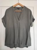 blouse grise Etam