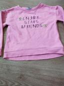 Pull 8ans rose fluo