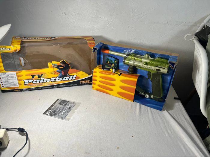 Bonjour tv paintball jeu vintage hasbro tiger - photo numéro 1