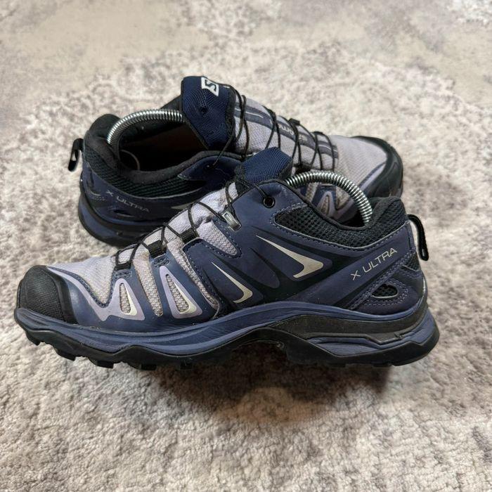 Salomon X Ultra Gore-Tex Blue & White & Grey - photo numéro 7