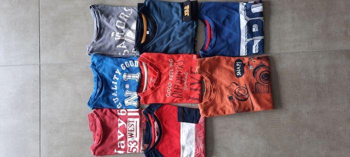 Lot 8 tee shirts manches longues garçons 5 ans